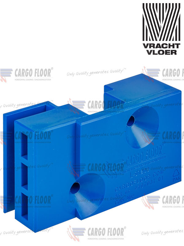 Синие блоки под полы L-shape сталь (уп.100шт) 4107037.01 