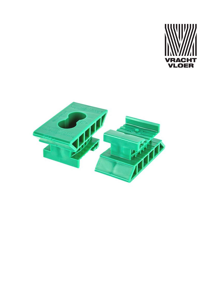 Крепёжные пластиковые фиксаторы-направляющие Н44 (зелёные). 4107011 